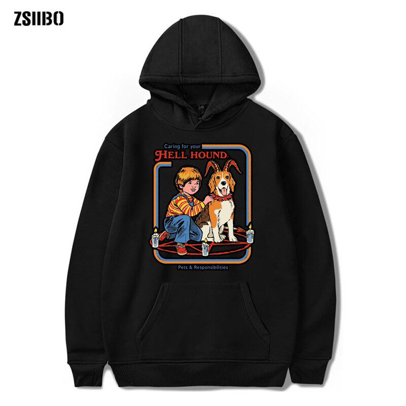Men Satan hoodies Demon Death Scary Evil  Hop Satanism Grim Reaper Evil Sweatshirt Psychedelic horror hoodie Male/female