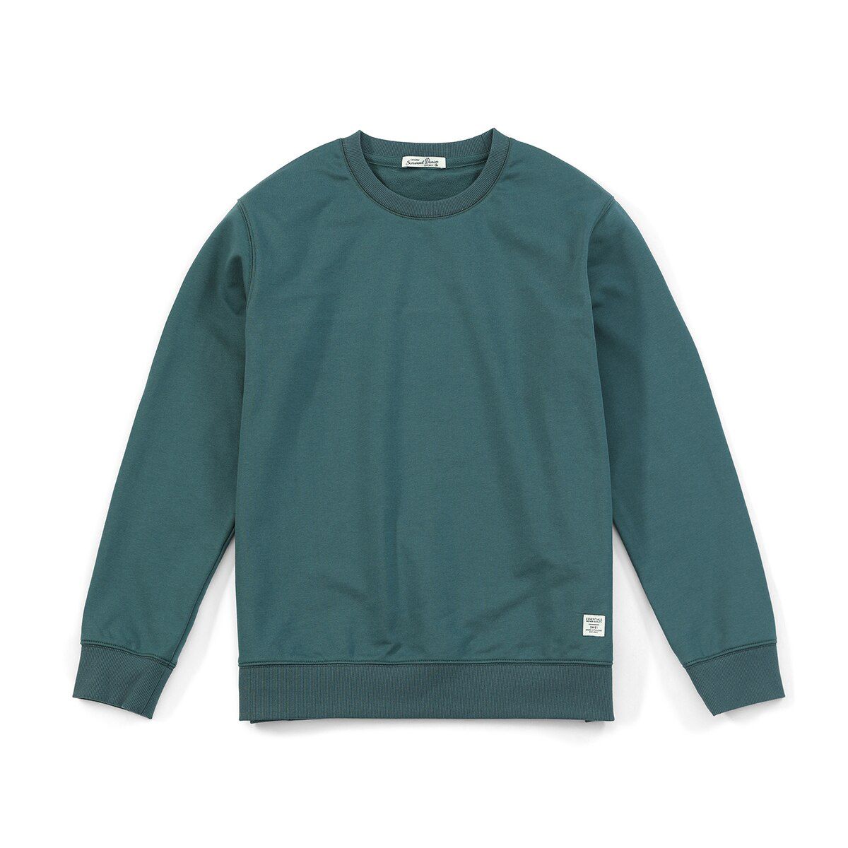 SIMWOOD Autumn Hoodies Men Casual Minimalist Sweatshirt O-Neck Embroidery Logo Plus Size Basic Pullover  SI980547