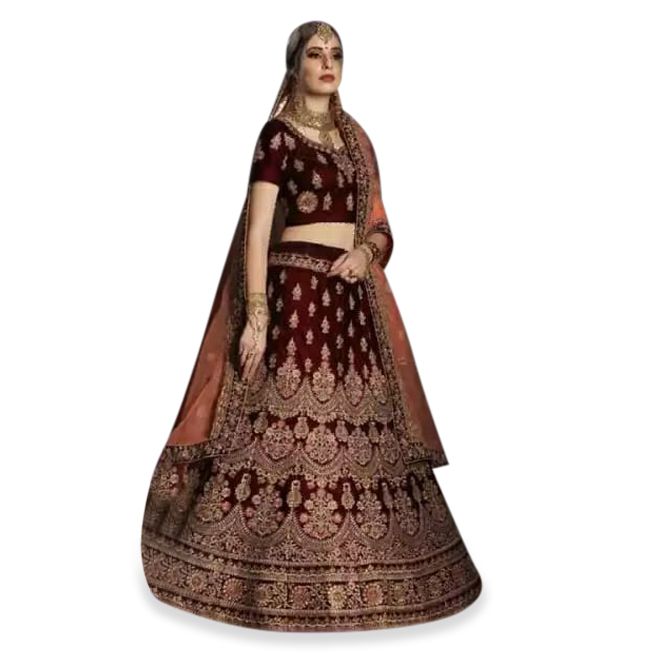 Semi-stiched Georgette Embroidery Work Free Size Exclusive Designer Lehenga - Party Suits for Women