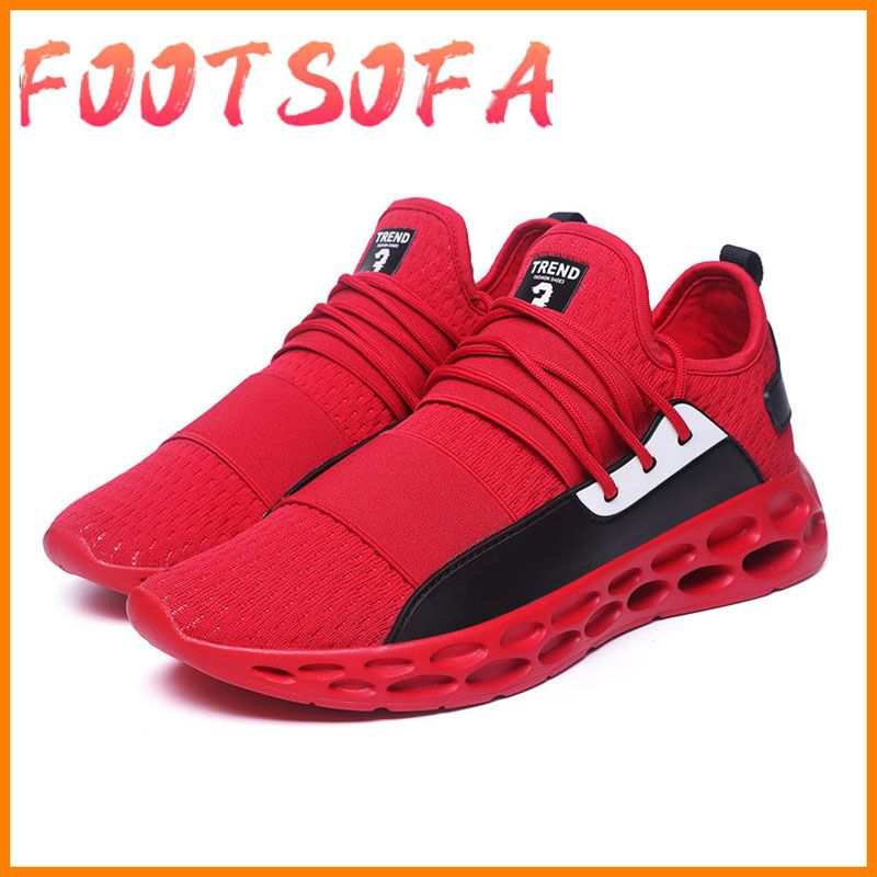 Men Shoes Sport Mens Running Shoes Sports Sneakers For Men Gym Shoes Men Summer Footwear Red Tennis A-019