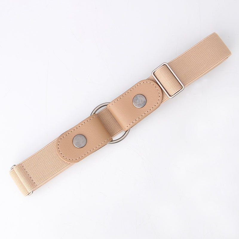 Loldeal 3.2x90cm Women's New Lazy Belt Elastic And Waisted Invisible Belt Jeans Women's Ins Style Pant Belt Punch-Free Belt