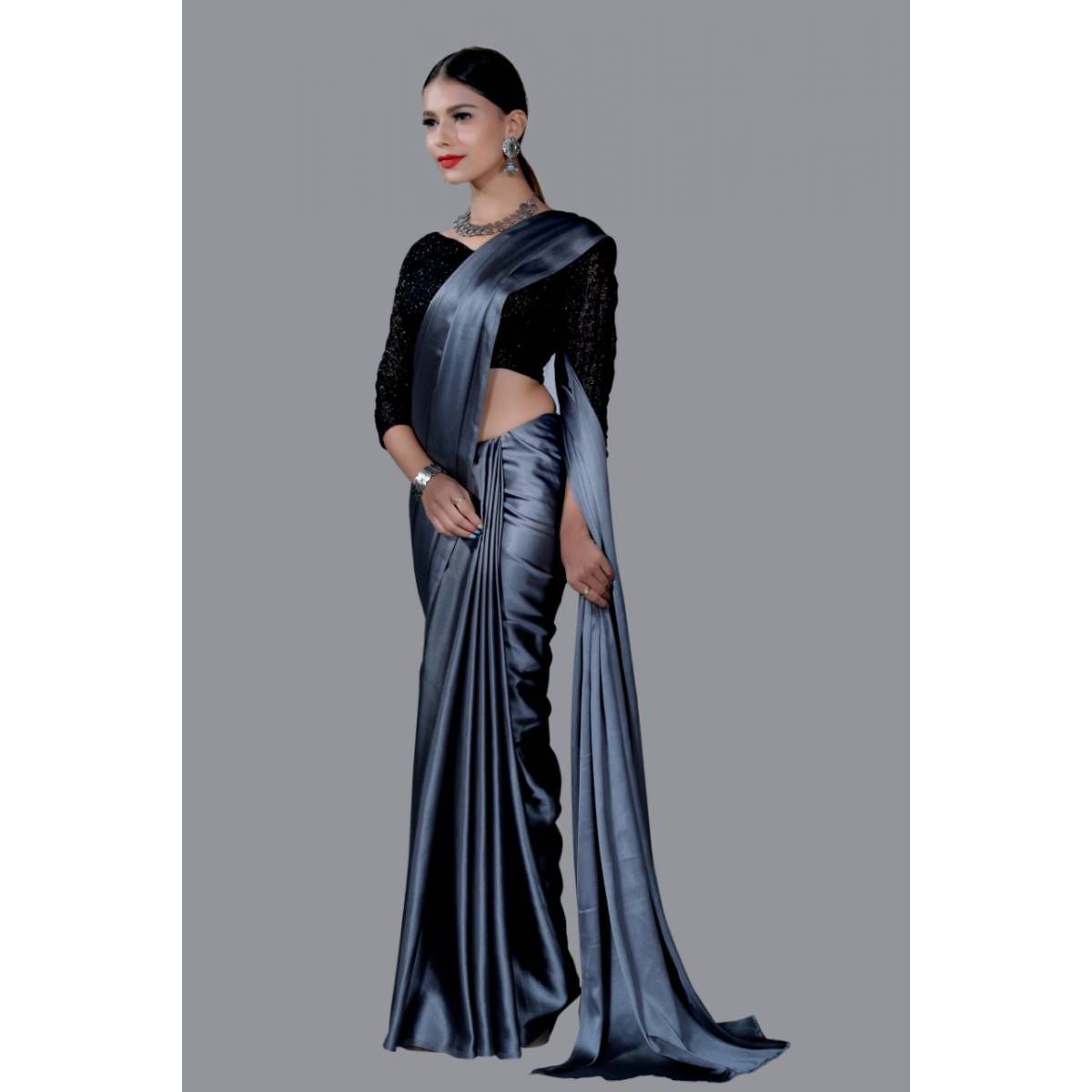 Japani Soft Silk Sharee For Women Multicolor