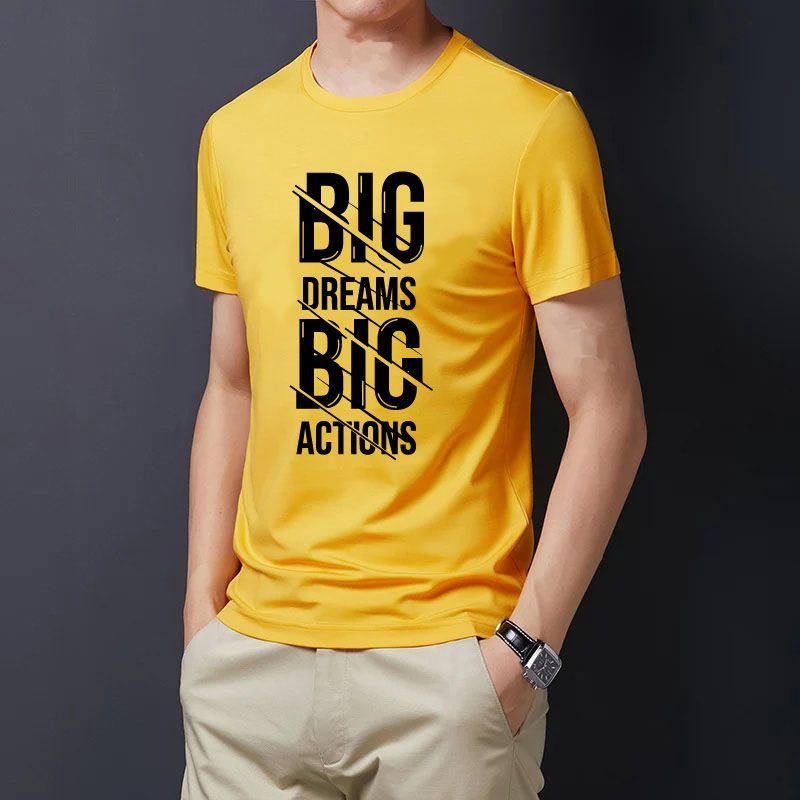 BIG Dream BIG Action T-Shirt For Men's