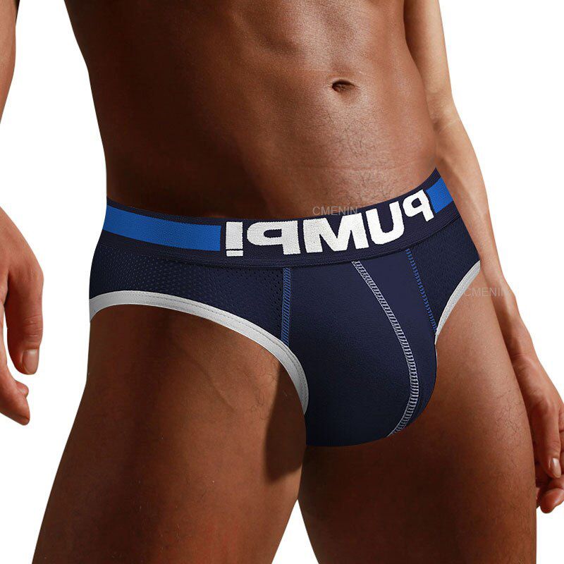 Man Sexy Panty U Convex Cotton Print Quick Dry Undenwear Men Jockstrap Briefs Mens Panties  Gay Men Jock Strap