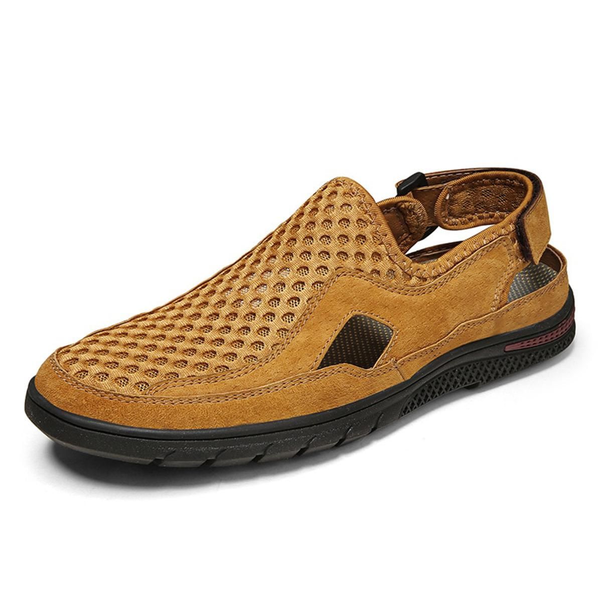 Y10 Hollow Sandals Men 2021 Summer Outdoor Leisure Shoes Men Comfortable Footwear Business Platform Sandals