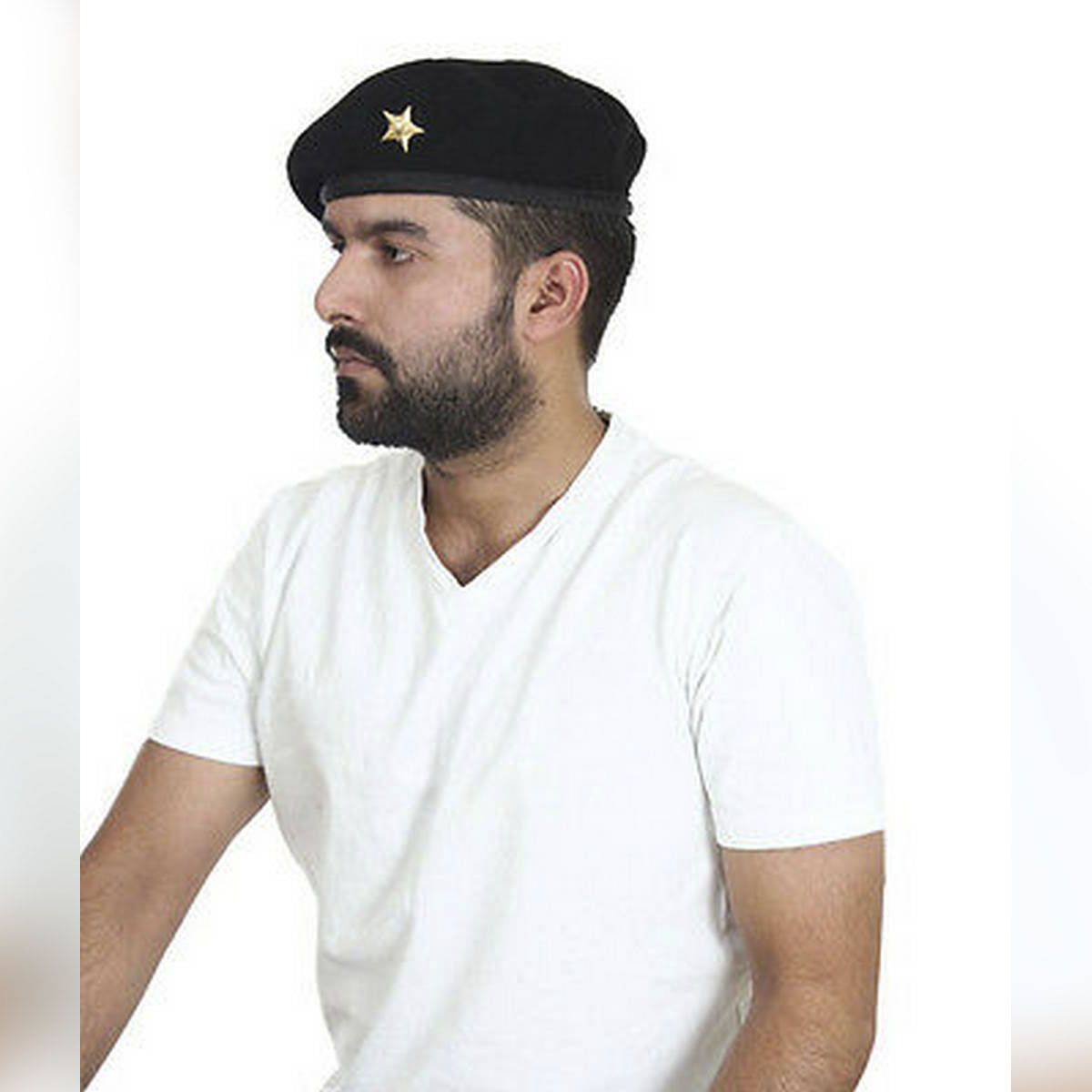 Che Guevara - Black Military Beret w/metal star