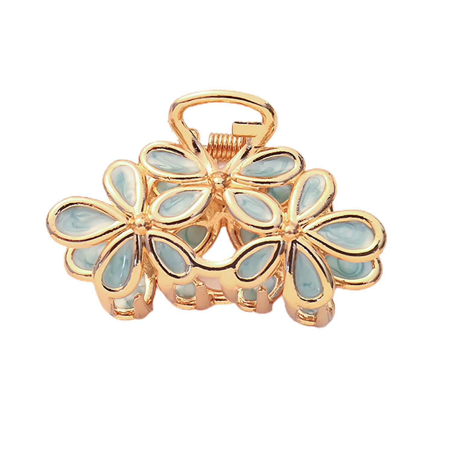 Hair Catch Clamp Bright Color Anti-slip Big Metal Hairpin