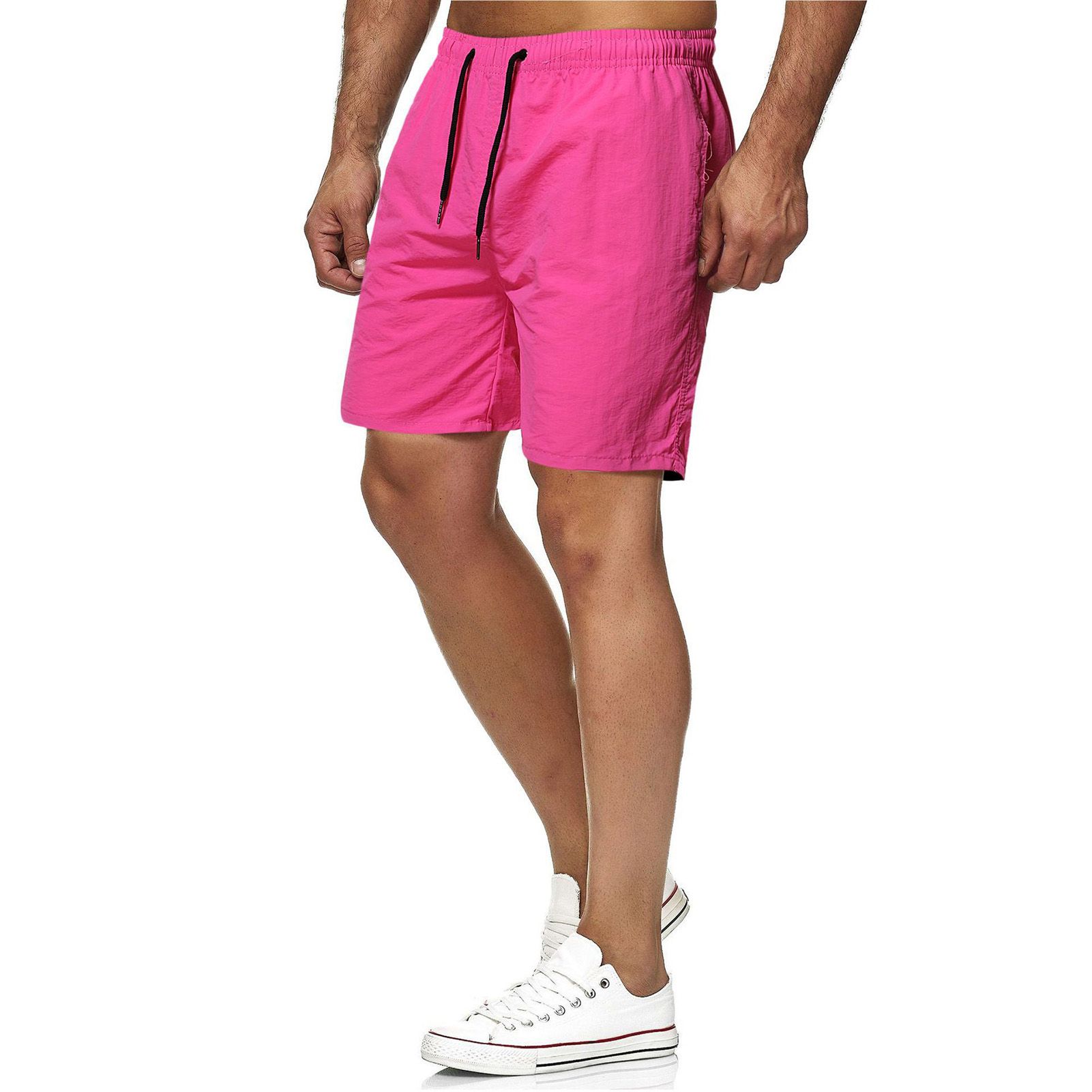 Beach Shorts Fifth Drawstring Closure Summer Quick Dry Shorts for Fitness