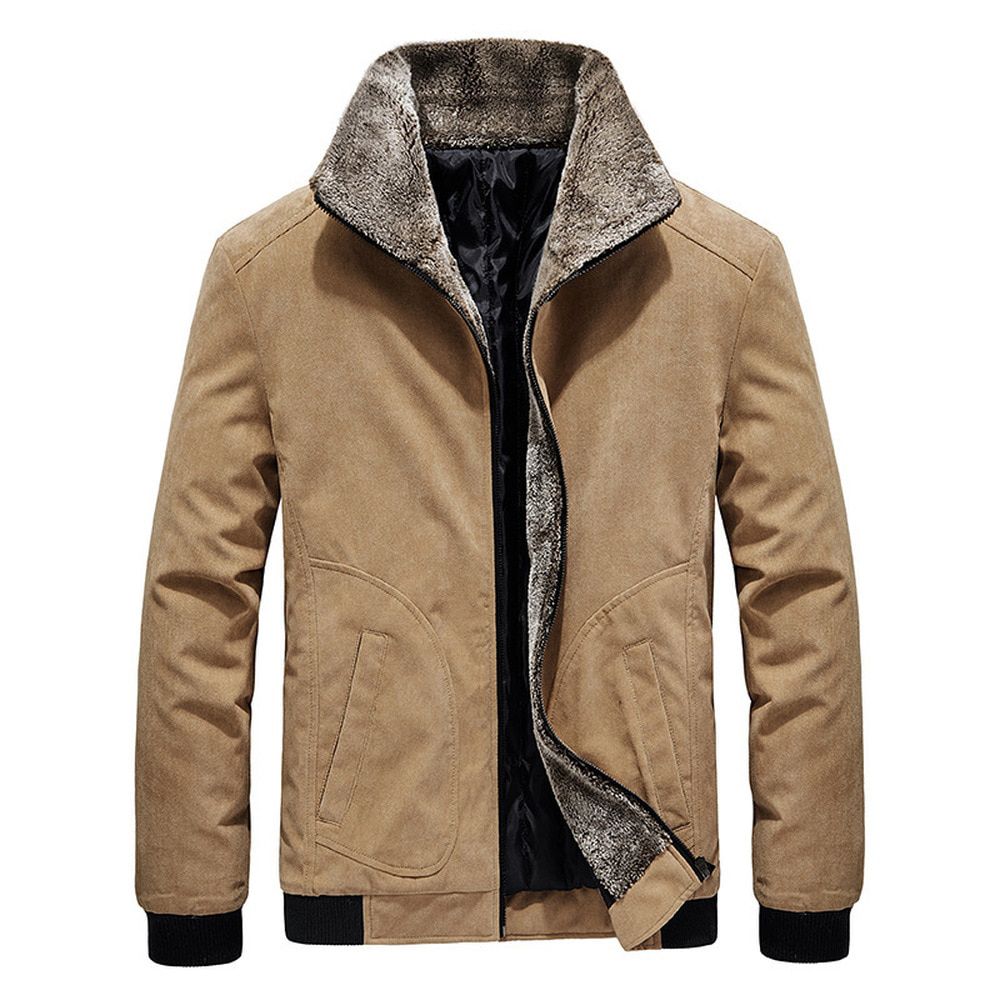 Men Autumn Winter Corduroy Jacket Cotton Padded Corduroy Coat Casual Jacket Street Fashion Ropa De Hombre Coat Men