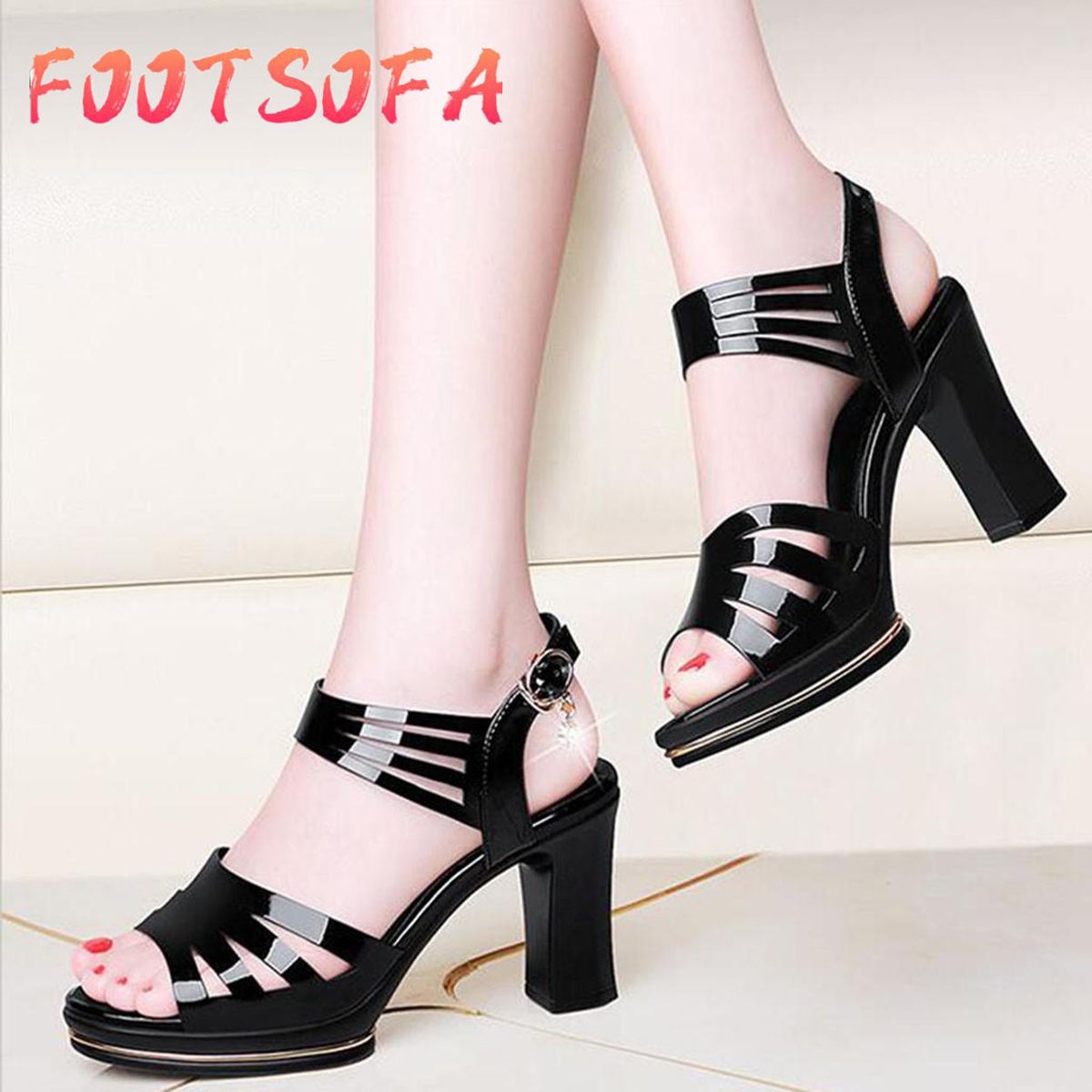 Women LadieFashion Hollow Out Buckle Causal Shoes Sandals