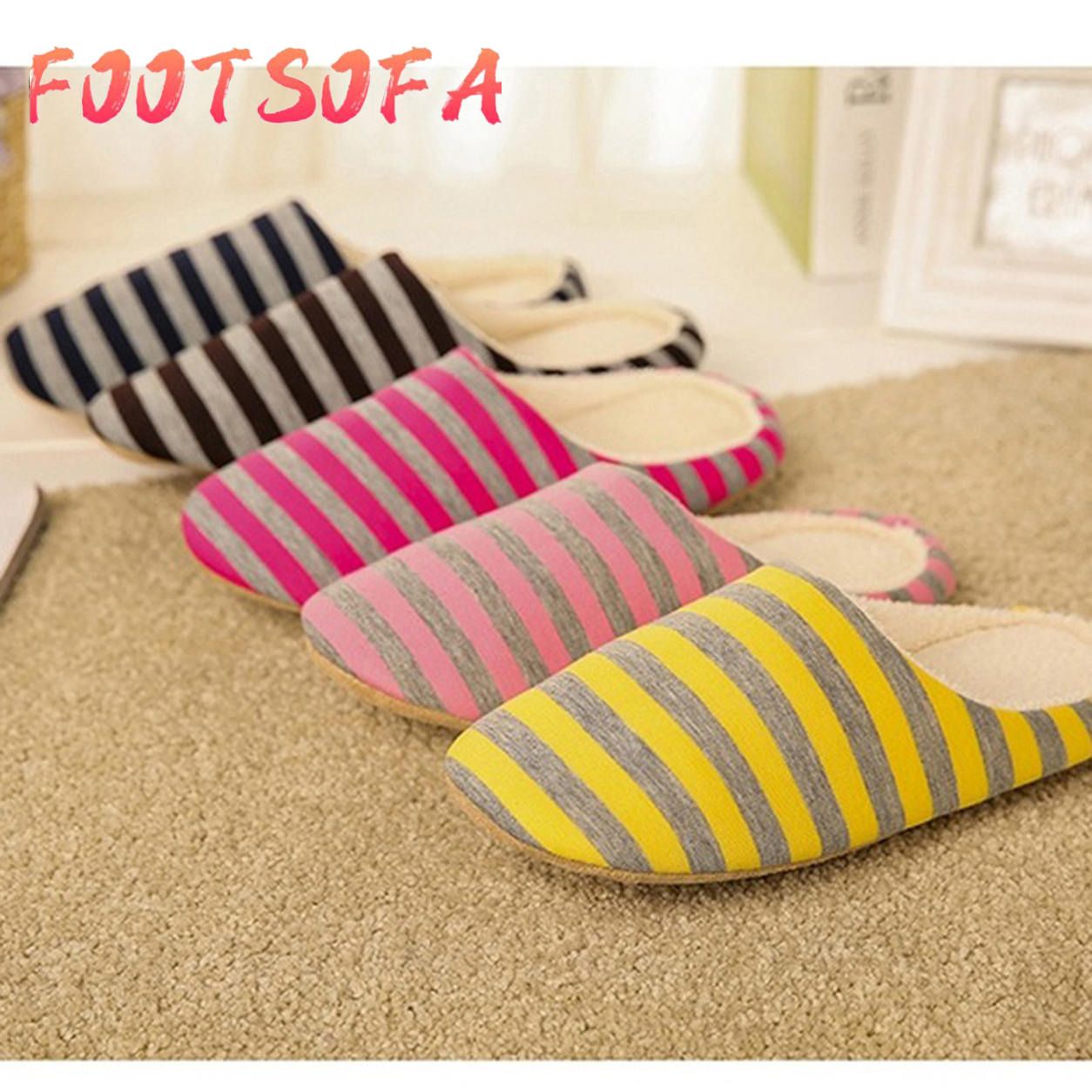 New Fashion Cute Uni Winter Warm Slippers Indoor Floor Shoes Non - slip Solid Soft Home Slippers Light Coffee(Size:42-43)