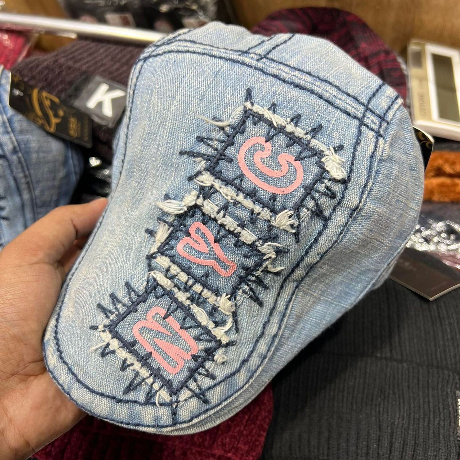 Fashion Denim Stylish China Golf Cap For Men PM52