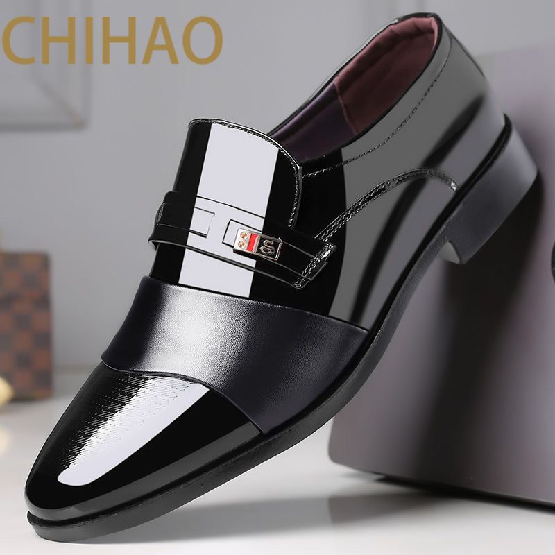 Spot Fashion Leather Formal Shoes for Men Fashion Men Shoes Comfortable Soft Leather Loafers Shoes