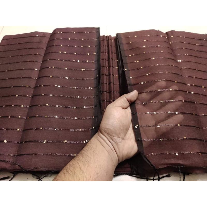 Half Silk Chumki Saree For Women