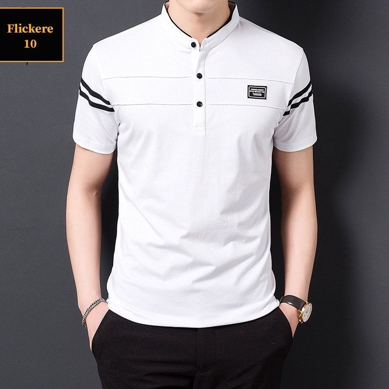 White color premium quality polo shirt