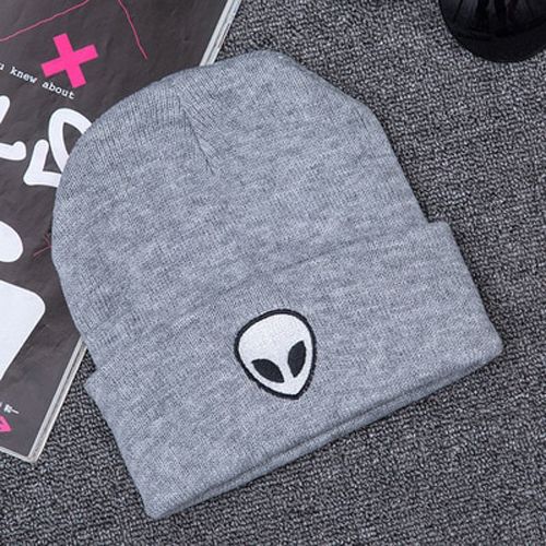 Alien Hat Winter Men Women Cuff Hats Soft UFO Warm Unisex Knitted Caps Woman Solid Color Hip Hop Boys Girls