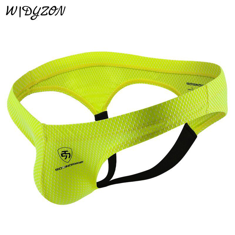 Sexy Men Jockstraps Bulge Pouch Men Thongs Cuecas Breathable  G-strings Gay Sissy Tanga Hombre