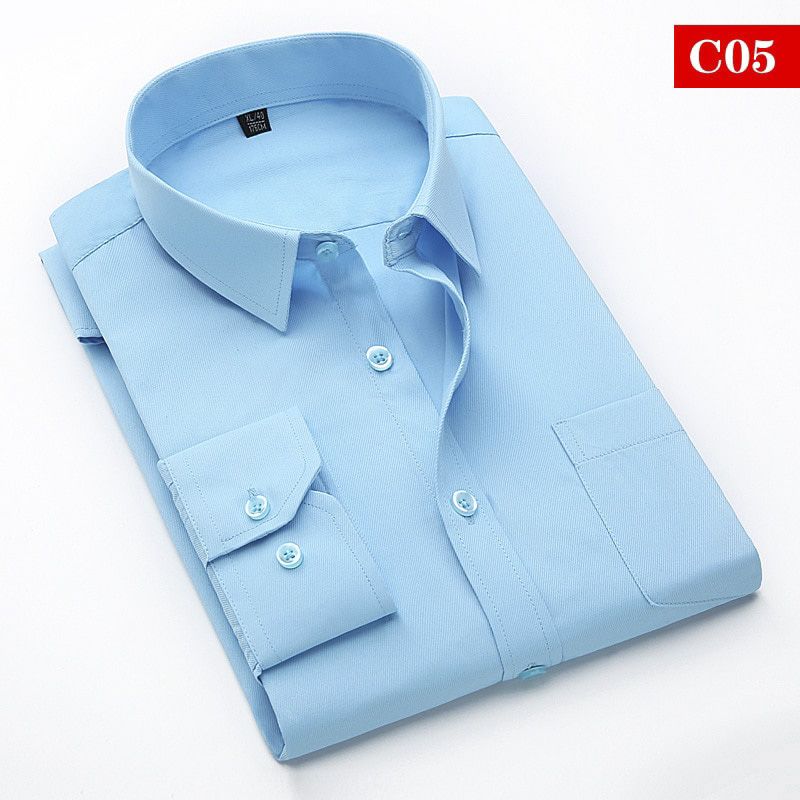 Quality Brand Men Shirt Male Dress Shirts Men's Casual Long Sleeve Button Down Slim Fit Business Formal Camisa Social Masculina