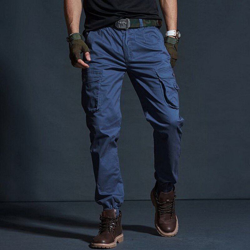 Cargo Tactic Pant Men Military Tactical Pants Multiple pockets Cotton Outdoor Sport Casual Speed Pants Work Trousers Mens