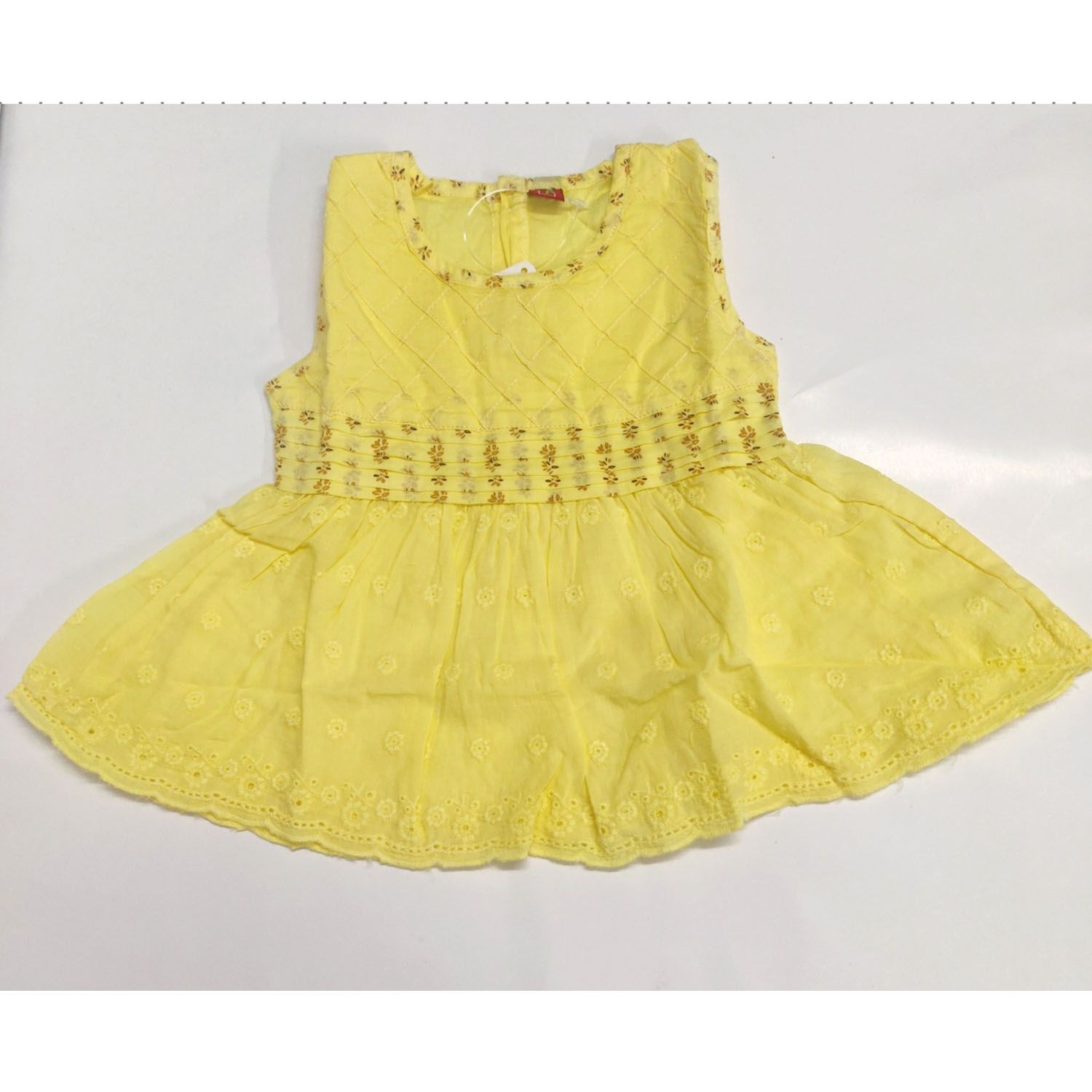 Baby girls fashionable beautiful casual cotton dress or frock with pant / 2 pcs set for 1 year babies