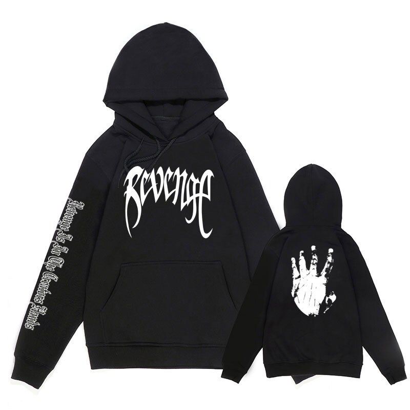 Xxxtentacion Revenge Hoodies Men/Women Sweatshirts Rapper  Hop Hooded Pullover Sweatershirts Male/Women Clothes Hoodie Men