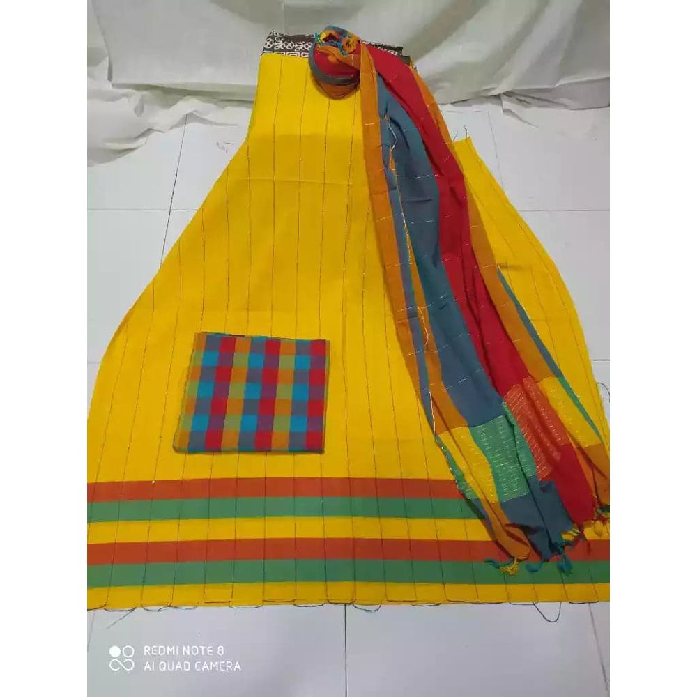 Unstitched Cotton Salwar Kameez For Women