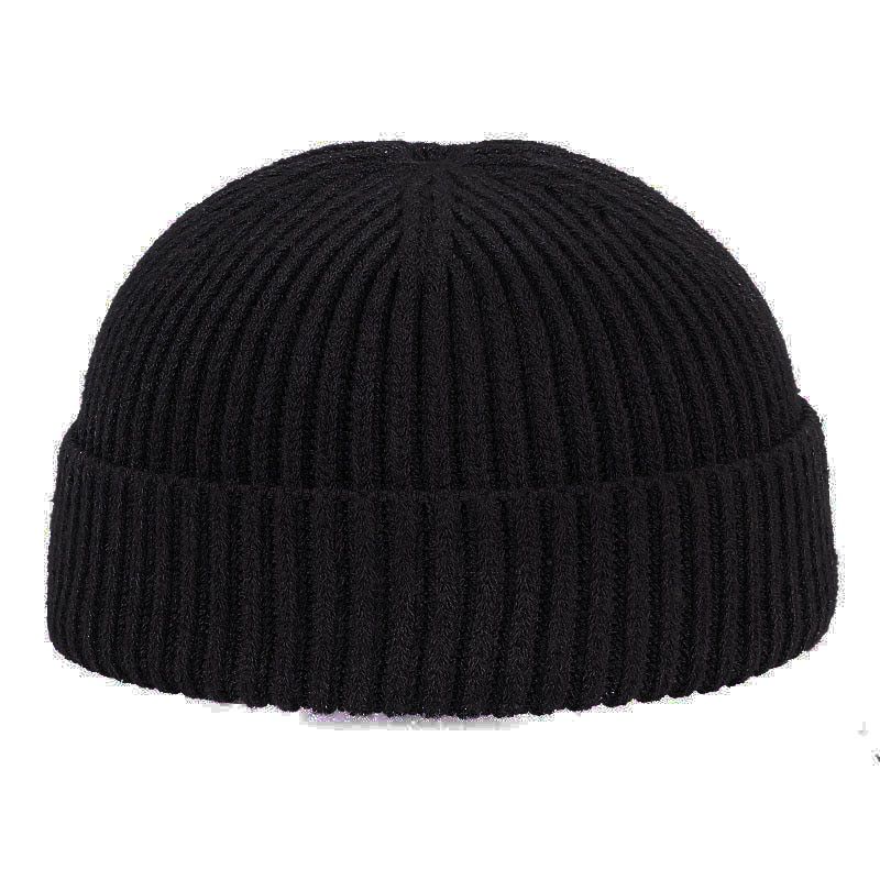 Uni Black Beanie Hat 2021 Winter Men's Hats Women Beanies For Ladies Skullcap Solid Cap Knitted  hop Women's Autumn Hat