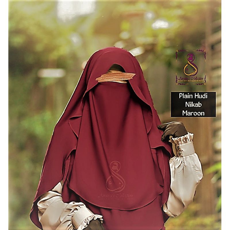 Niqab Muslim Hijab( Hudi Niqab) 2 Layers Islamic Face Cover - Hijab Collection