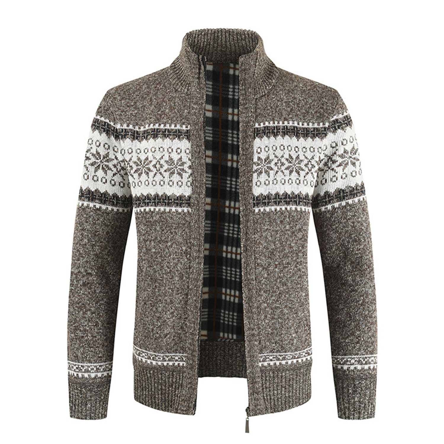 Spring Jacket Long Sleeve Wear Resistant Autumn Sweater Coat