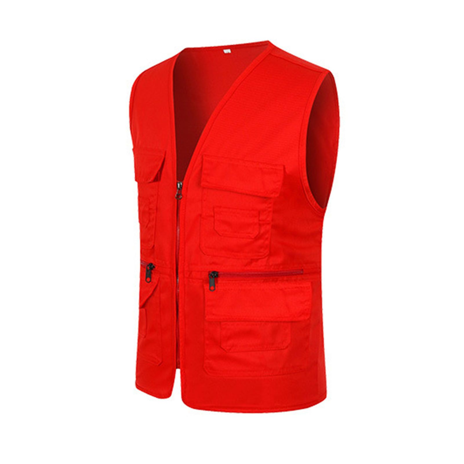 Men Vest Solid Color Casual Men Vest