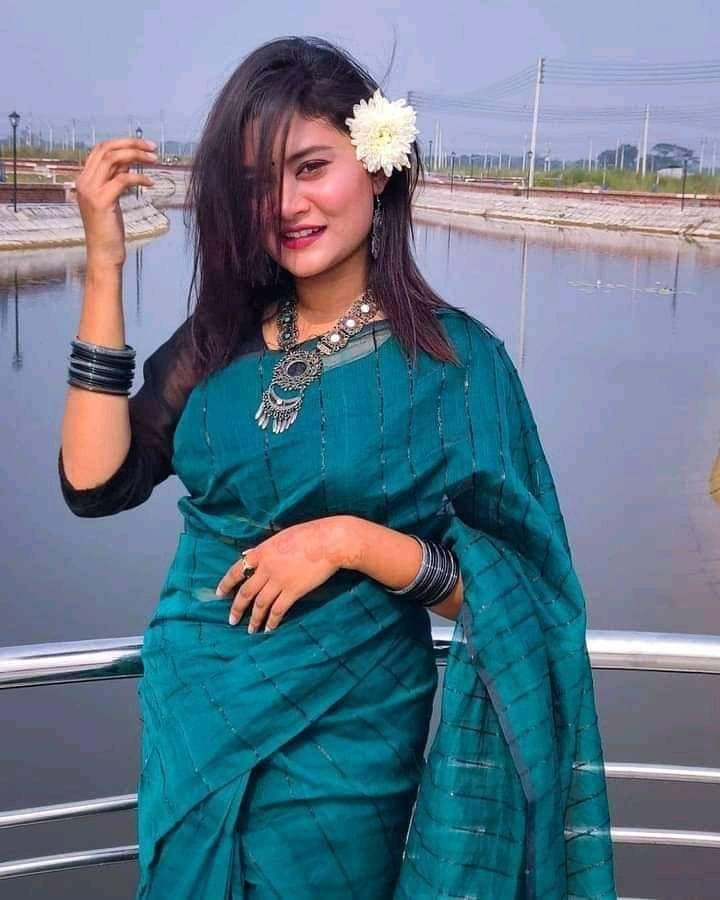 Exclusive Desing HalfSilk Sea Green Colour Chumki Saree For Women By Mayabika(TAN)