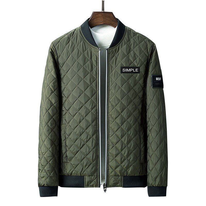 Fashion Men Coat Parkas Slim Custom Parkas Crease Design Long Stylish Luxury Stand Collar 6XL Parkas Mens Autumn Light Homme
