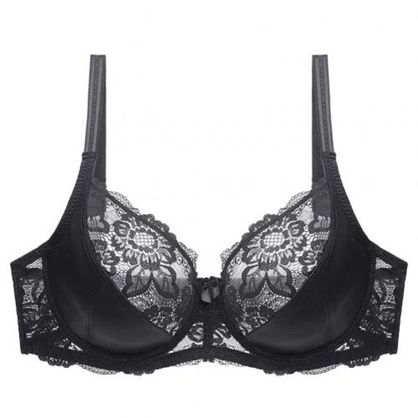 Plus Size  Bralette Bras for Women Lace Hollow Push Up Bra Adjustable Bras for Women Back Closure Womens Underwear Bras