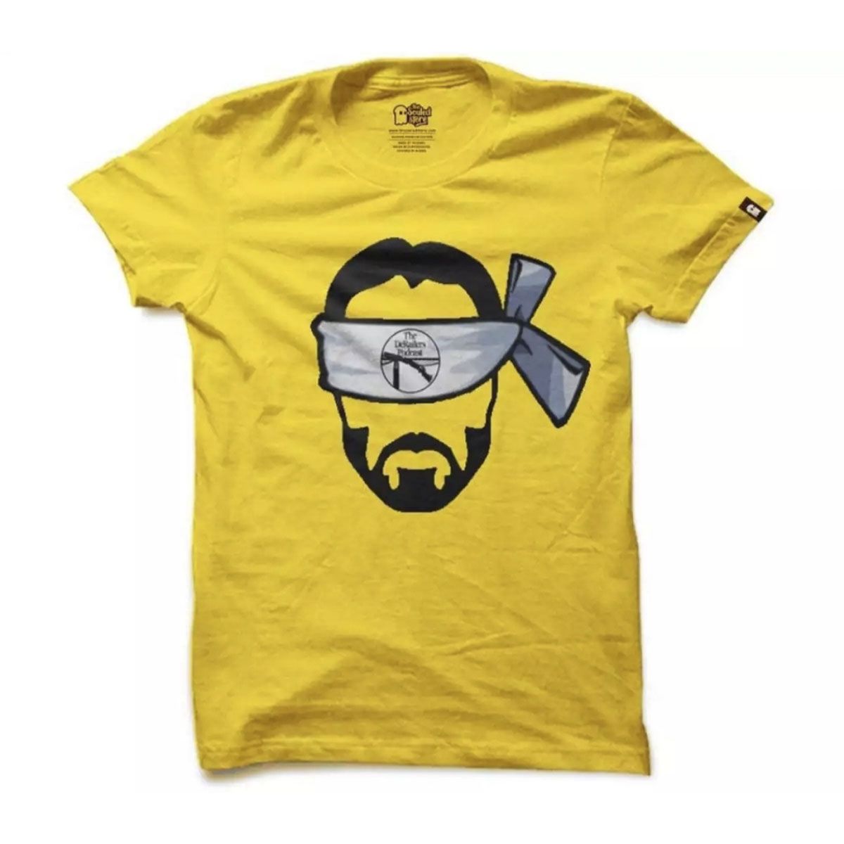 blind man stylish logo t-shirt for men