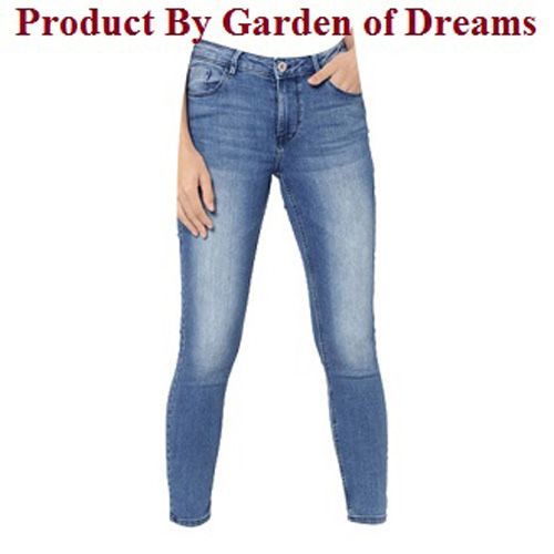 Women Light Blue Jeans Pants