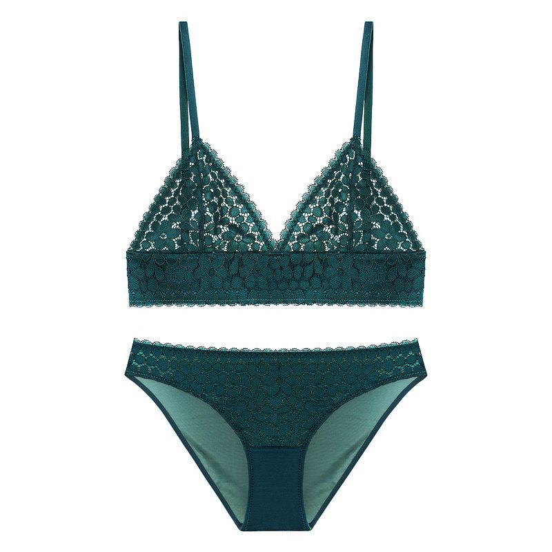 Perfering 2019 Fashion Stripes Underwear Set Push Up Bra and Panties Lingerie Brassiere Lingerie Soft Trim bralett Romantic Bras