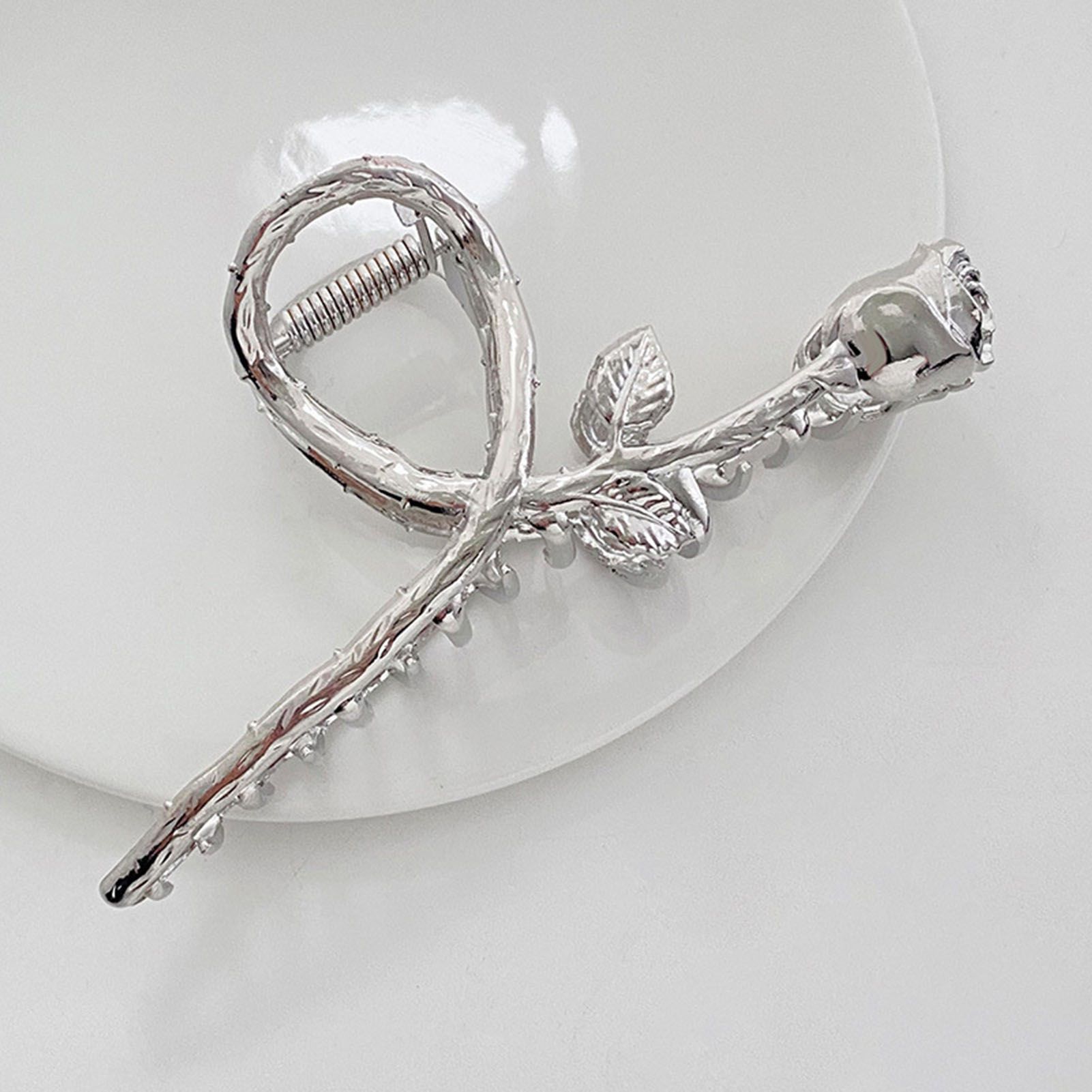 Big Hair Clips Useful Pure Color Friendly to Skin Hair Barrettes