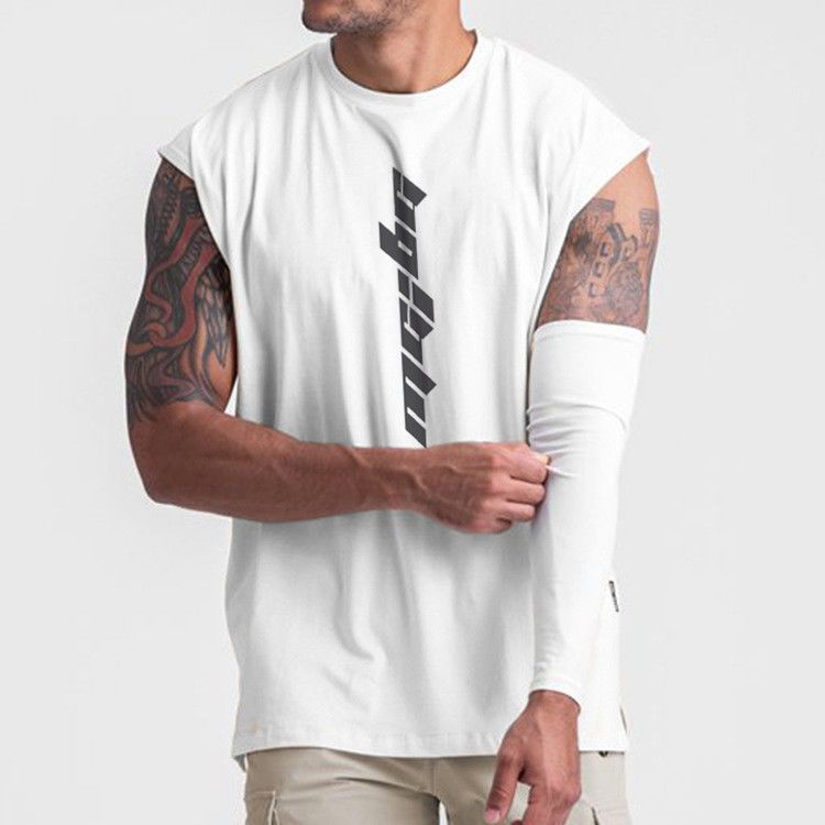 Men Sleeveless Shirt Mesh Material Quick Dry Breathable TaTop Vest Men Gym Fitness Basketball Workout Beach Top Tee