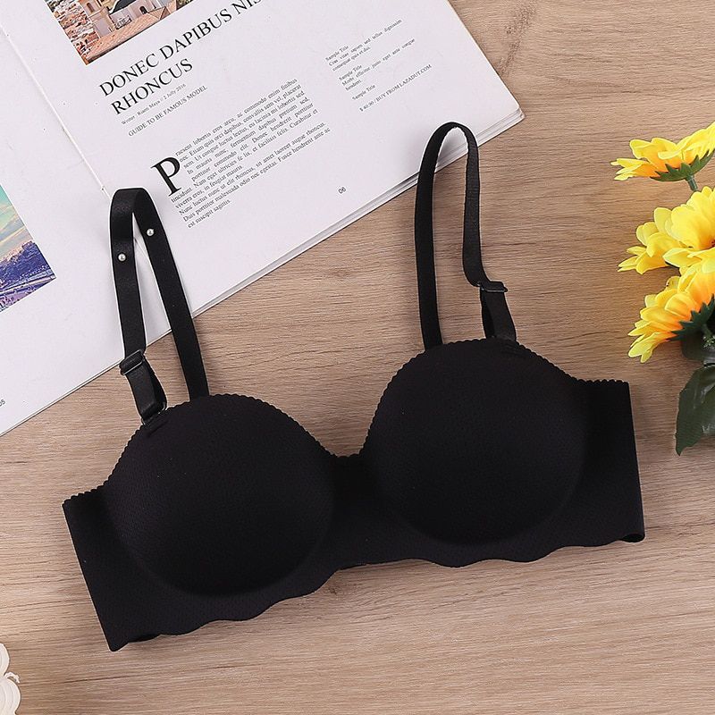 11Colors Women Bras Solid Seamless Underwear Adjustable Push Up Wire Free Bralette Soft Fashion Female Breathable Lingerie
