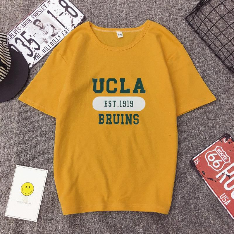 Korean Fashion T-Shirt Female Short-Sleeved Korean Edition Loose Top Summer Student Han Fan Half-Sleeved Skinny T-Shirt