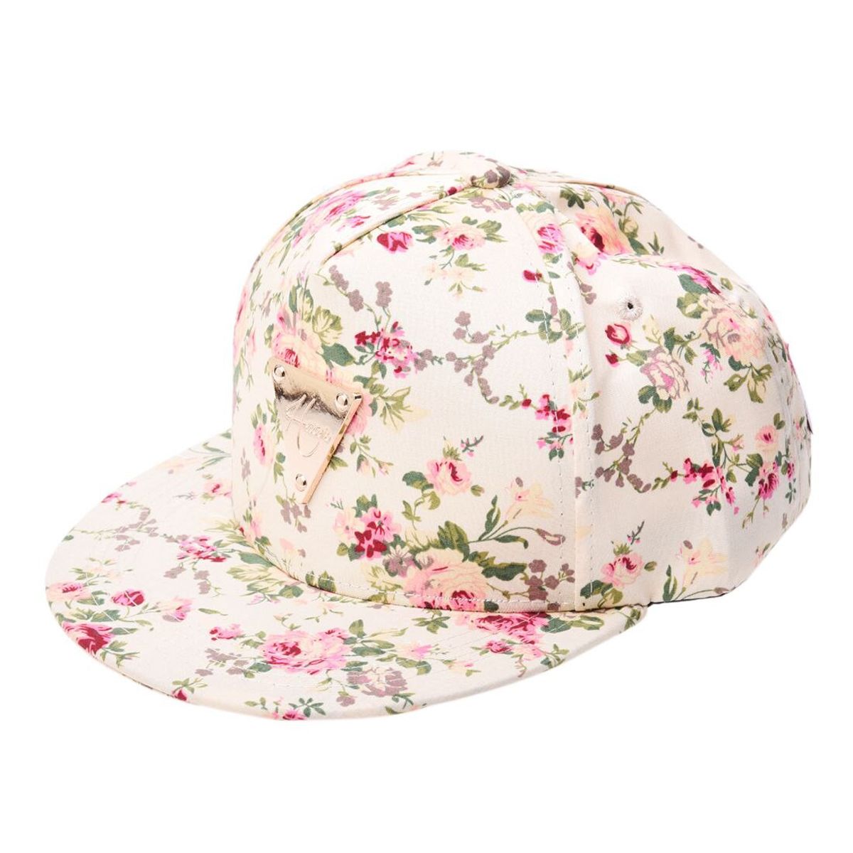 Men Women Baseball Cap Hip Hop Caps Floral Flower Snapback Hat Hip-Hop Flat Adjustable Hats For Boy Girl Fashion