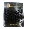 Vintage Women Elastic Beads Magic Hair Comb Double Slide Clip Hairpin cessory