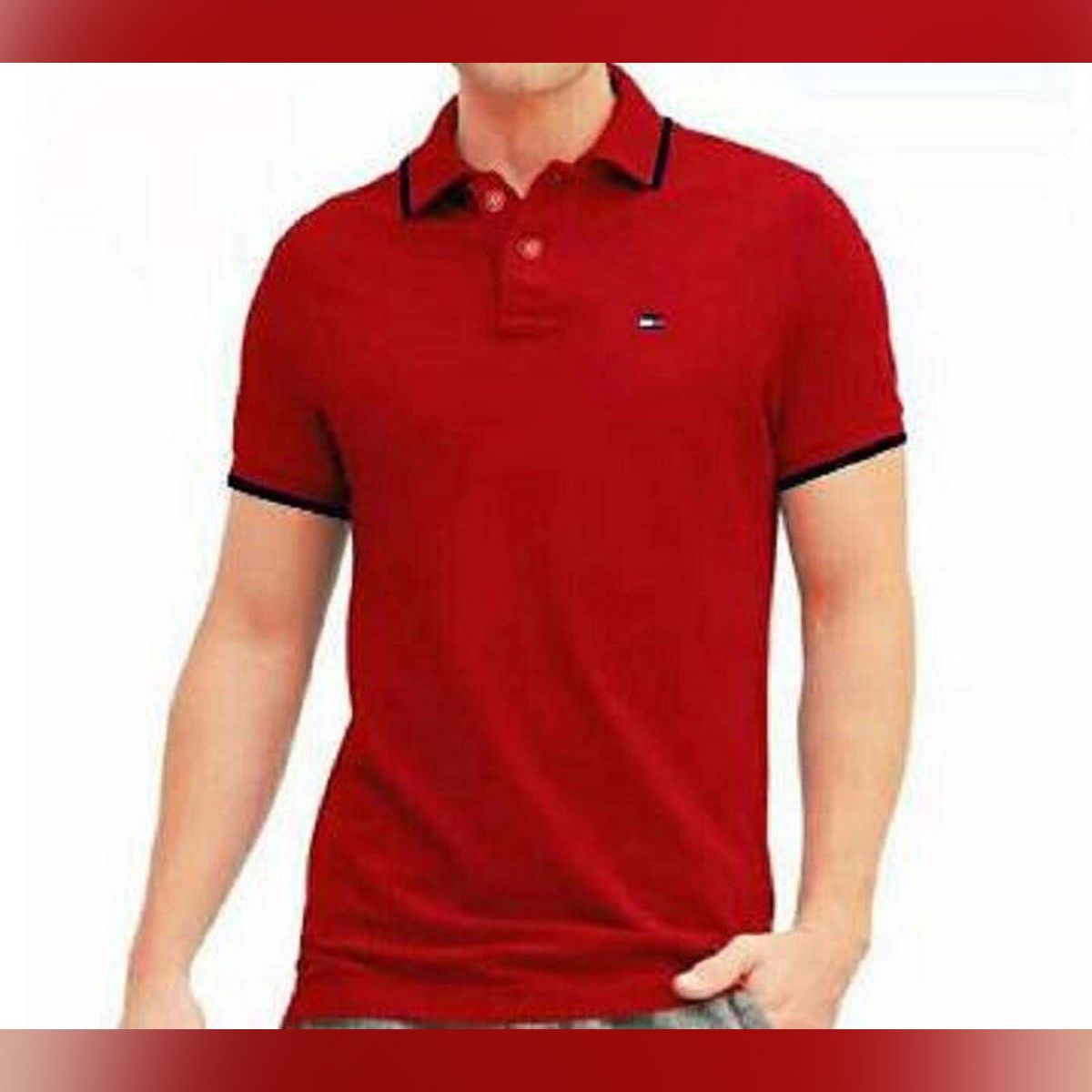 Blue Stylish Polo T-Shirt For Men's