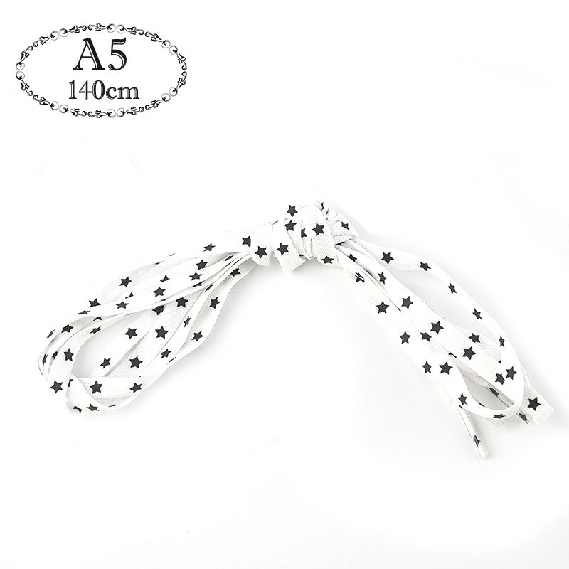 Luminous Shoelaces Fashion Star Fluorescent Canvas Shoe Shoelace Uni Casual
