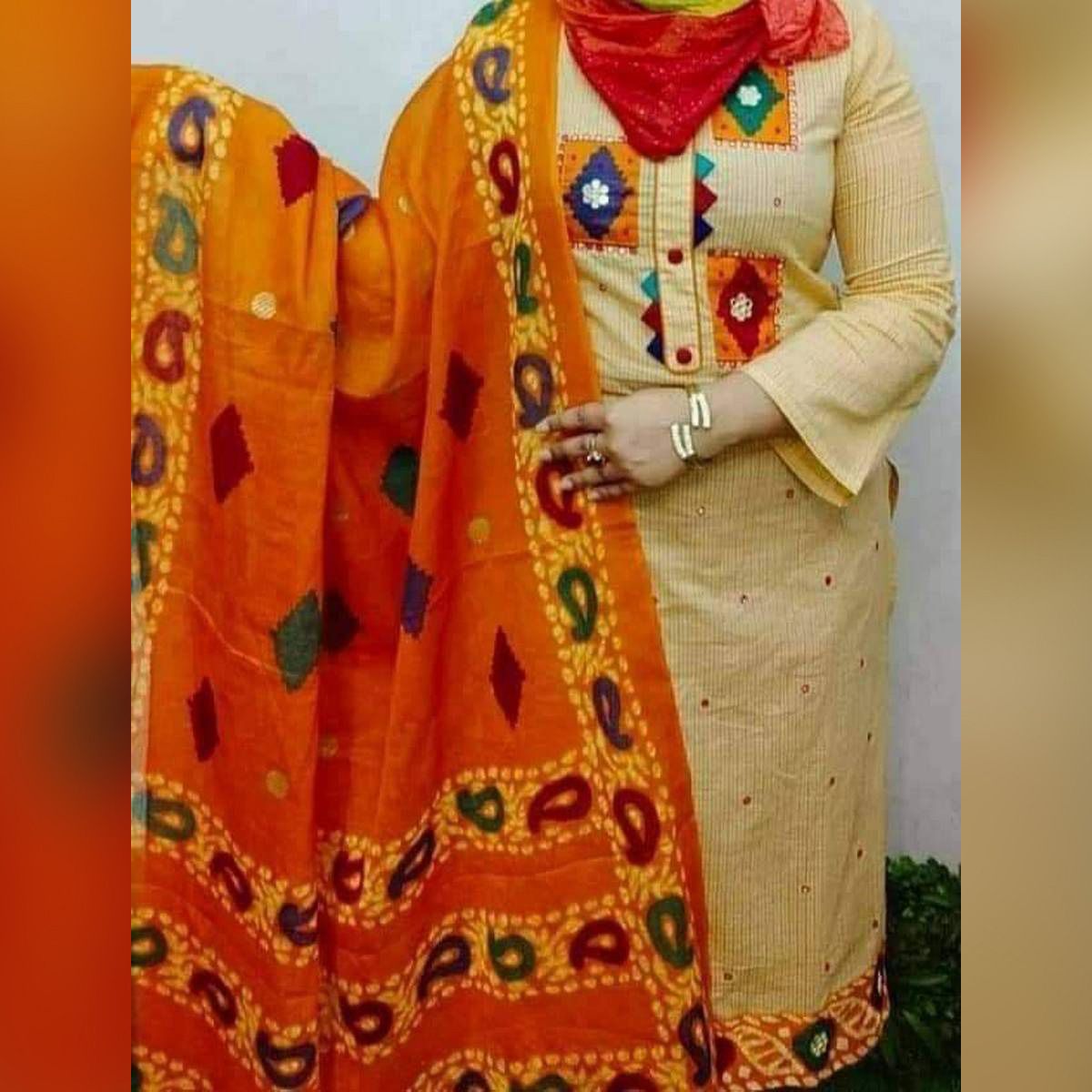 Indian Quality full butics embordary Work Salwar Kameez For Women {3 Piece}