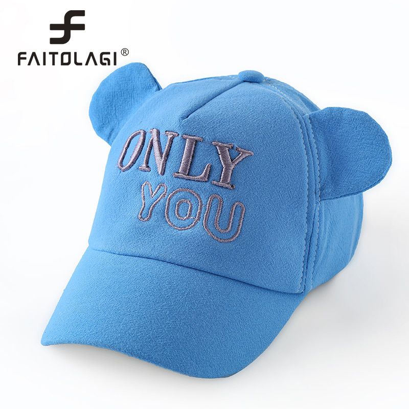 Cute Baby Baseball Cap Embroidery Letter Kids Girl Boy Sun Hat Adjustable Outdoor Spring Summer Children Toddler Beach Hat