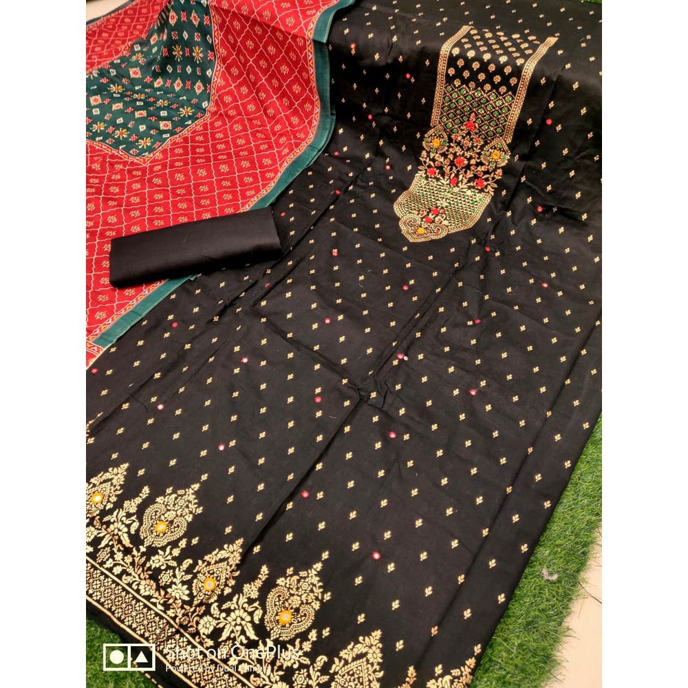 Indian Quality full butics Excellent Embroidery Work, Fashionable, Stylish and Comfortable, Salwar Kameez  For Women (3 Piece)