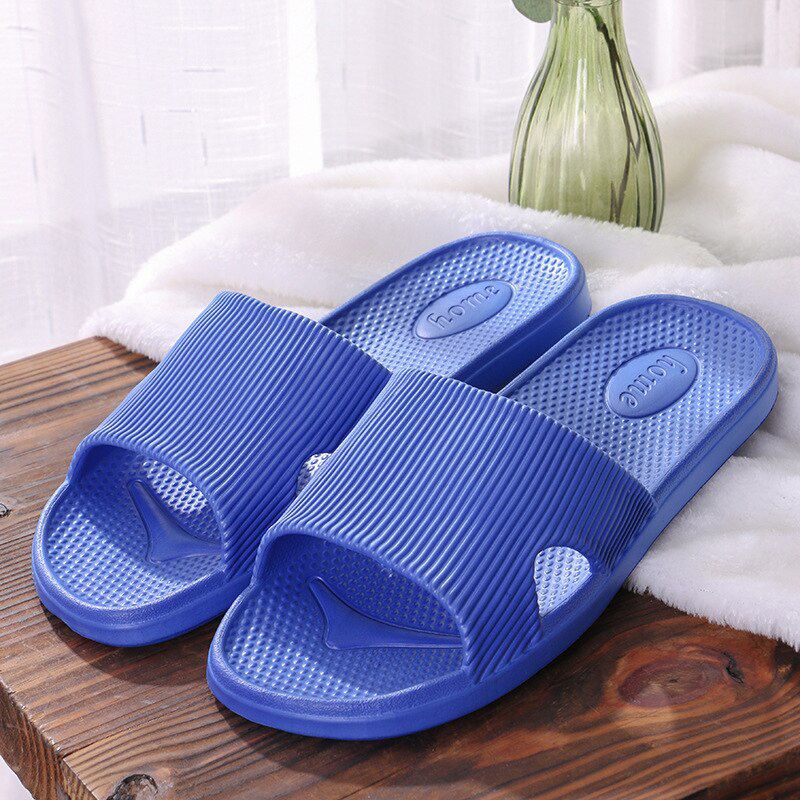 New EVA Massage Slippers Uni Soft Bottom Indoor Non-slip Couple Home Sandals Plastic Household Summer Bathroom Slippers Women