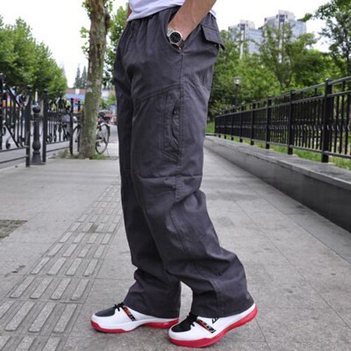 New Cotton Men's Cargo Pants Casual Loose Mens Pant Multicket  Long Trousers Men High Quality Plus size 6XL