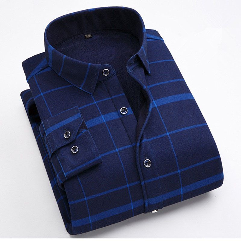Stylist Multicolor Check Long Shirt for Men